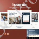 Listener - Psychology, Counseling & Therapy WordPress Theme
