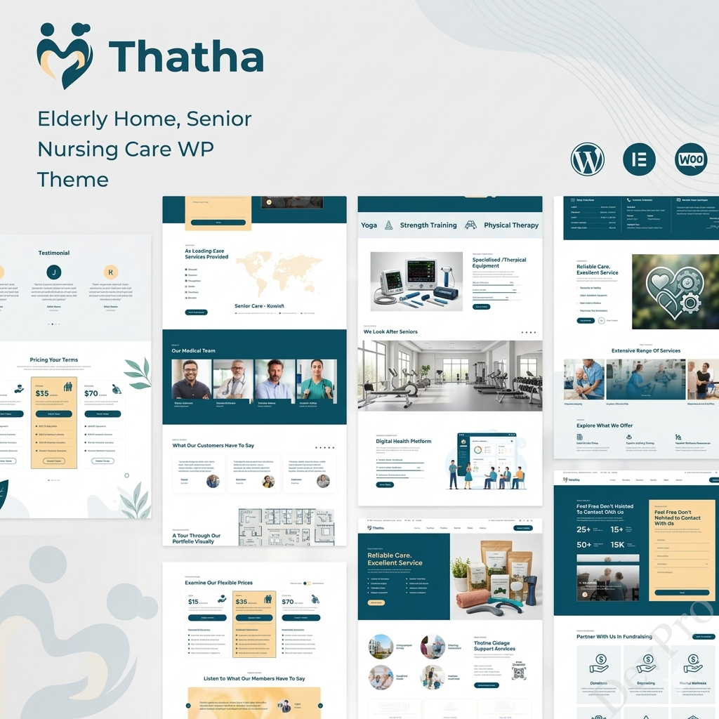 Thatha Thatha - Elderly Home & Senior Nursing Care WordPress Theme - Image 1