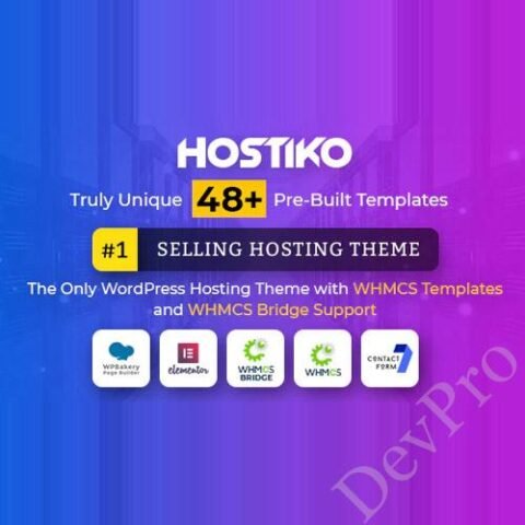 Hostiko-WordPress-WHMCS-Hosting-Theme