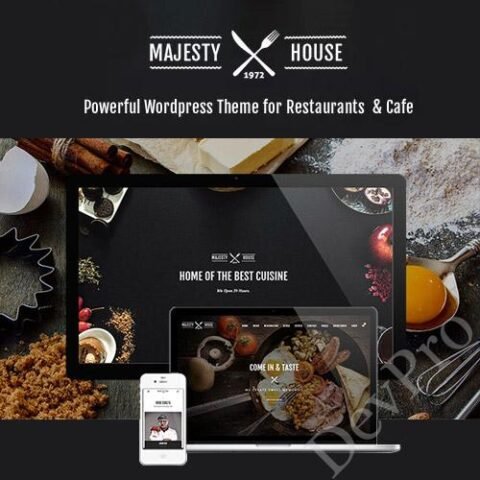 Majesty – Restaurant WooCommerce WordPress Theme