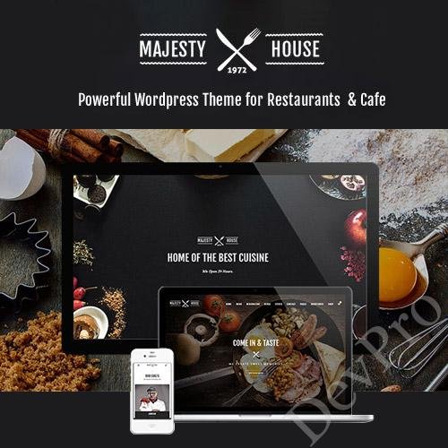 Majesty – Restaurant WooCommerce WordPress Theme
