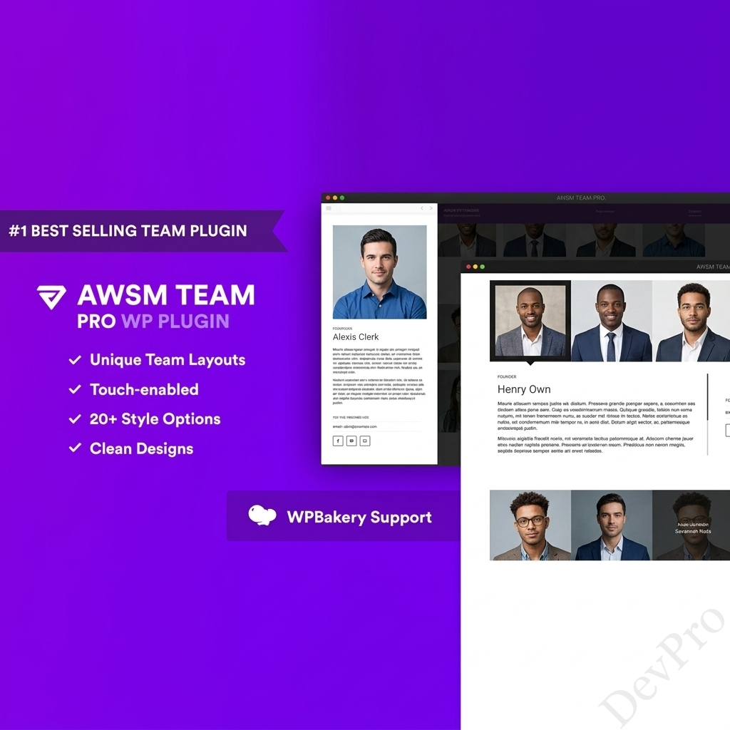 The Team Pro The Team Pro - Team Showcase WordPress Plugin - Image 1