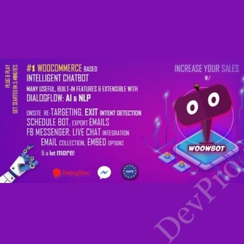 ChatBot for WooCommerce - Retargeting, Exit Intent, Abandoned Cart, Facebook Live Chat - WoowBot