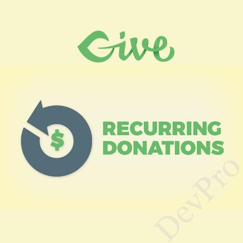 Give - Recurring Donations