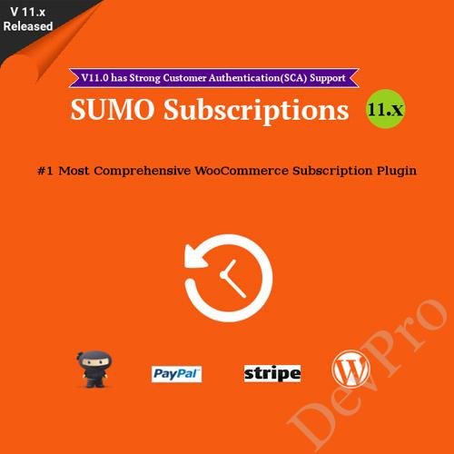 SUMO Subscriptions - WooCommerce Subscription System SUMO Subscriptions - WooCommerce Subscription System - Image 1