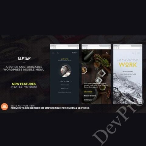 TapTap - A Super Customizable WordPress Mobile Menu