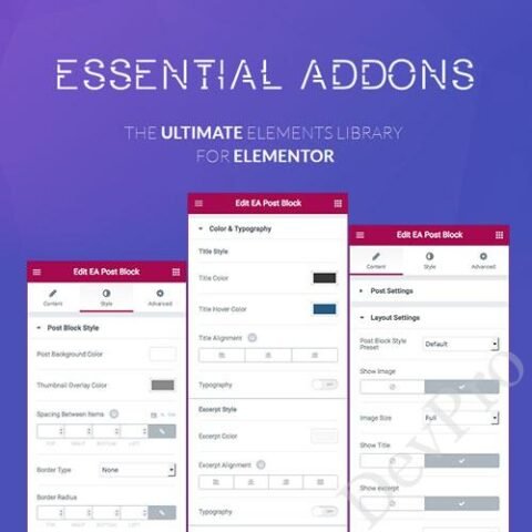 Essential Addons for Elementor