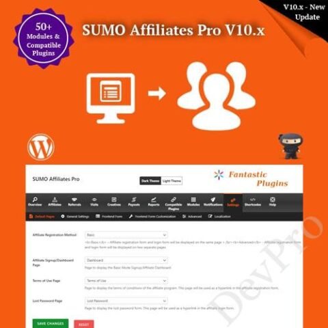 SUMO Affiliates Pro - WordPress Affiliate Plugin