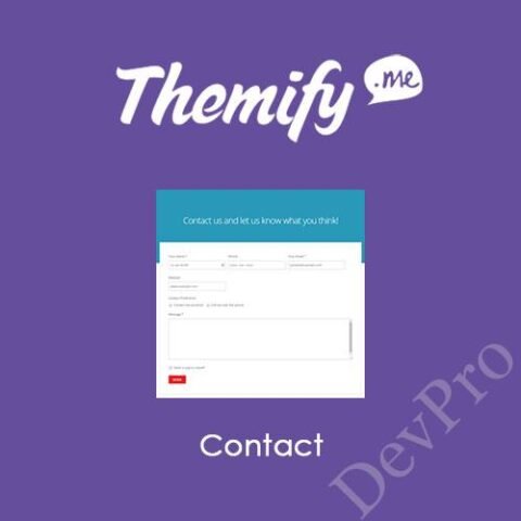 Themify Builder Contact
