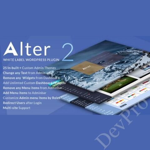 White Label Wordpress Plugin - WpAlter