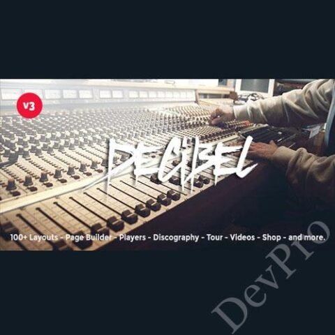 Decibel - Professional Music WordPress Theme