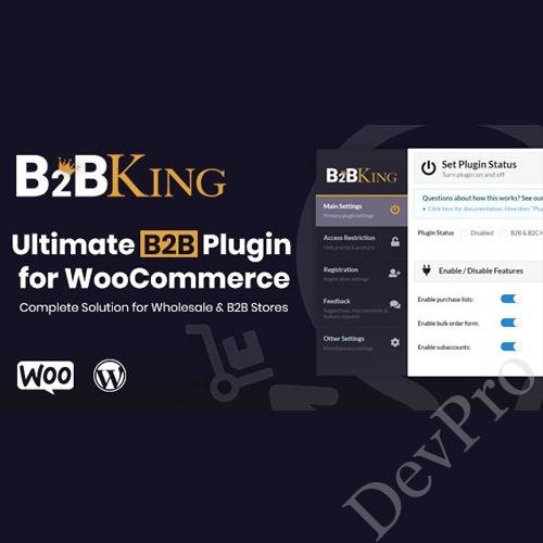 B2BKing - The Ultimate WooCommerce B2B & Wholesale Plugin B2BKing - The Ultimate WooCommerce B2B & Wholesale Plugin - Image 1