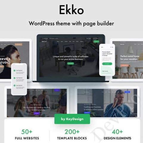 Ekko - Multi-Purpose WordPress Theme with Page Builder