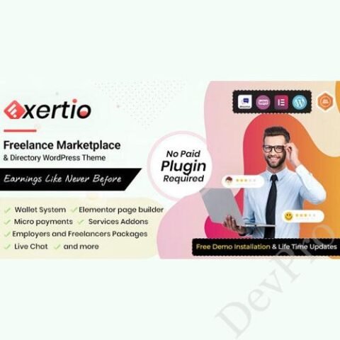 Exertio - Freelance Marketplace WordPress Theme