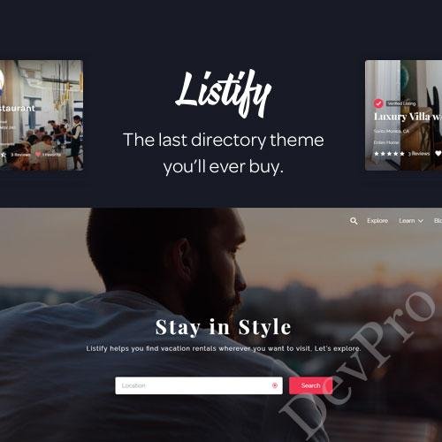 Listify - WordPress Directory Theme Listify - WordPress Directory Theme - Image 1