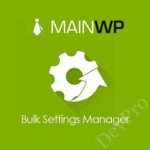 MainWP Bulk Settings Manager MainWP Bulk Settings Manager - Image 1