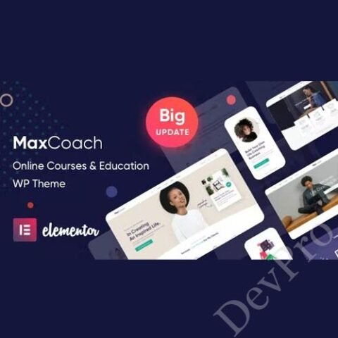 MaxCoach - Online Courses, Personal Coaching & Education WP Theme