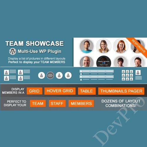 Team Showcase - Wordpress Plugin Team Showcase - Wordpress Plugin - Image 1