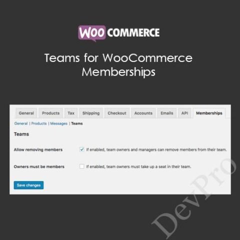 Teams for WooCommerce Memberships
