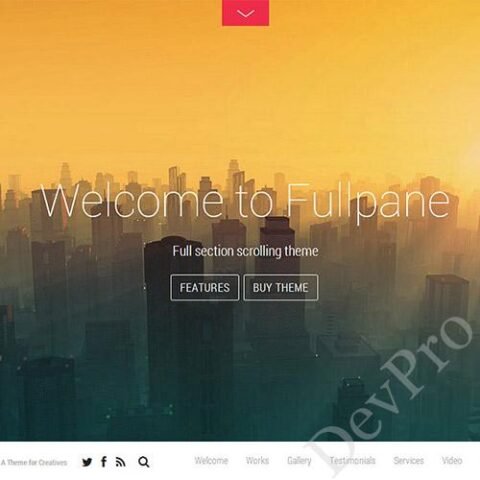 Themify Fullpane WordPress Theme
