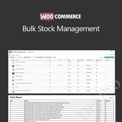 WooCommerce Bulk Stock Management WooCommerce Bulk Stock Management - Image 1
