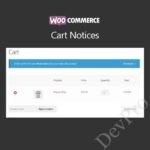 WooCommerce Cart Notices