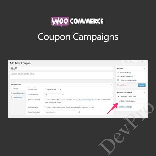WooCommerce Coupon Campaigns WooCommerce Coupon Campaigns - Image 1