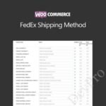 WooCommerce FedEx Shipping Method