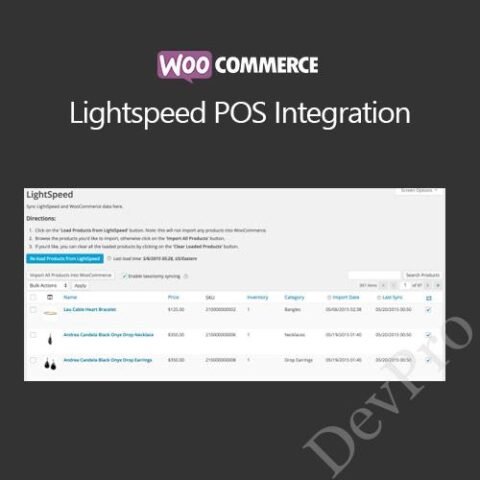 WooCommerce Lightspeed POS Integration
