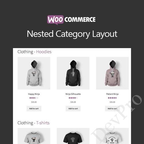 WooCommerce Nested Category Layout WooCommerce Nested Category Layout - Image 1