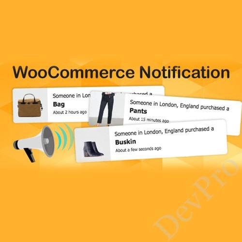 WooCommerce Notification WooCommerce Notification - Image 1
