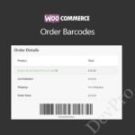 WooCommerce Order Barcodes