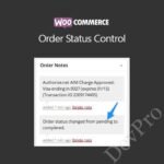 WooCommerce Order Status Control
