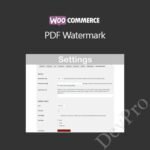 WooCommerce PDF Watermark