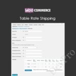 WooCommerce Table Rate Shipping