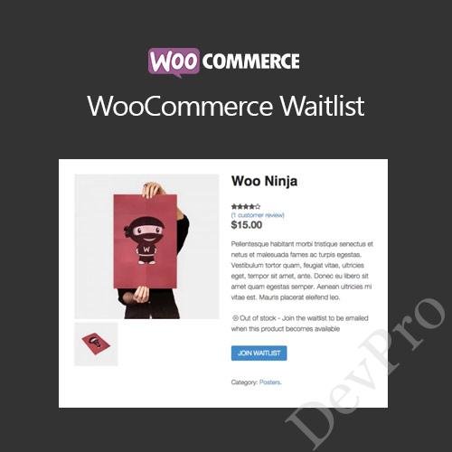 WooCommerce Waitlist WooCommerce Waitlist - Image 1
