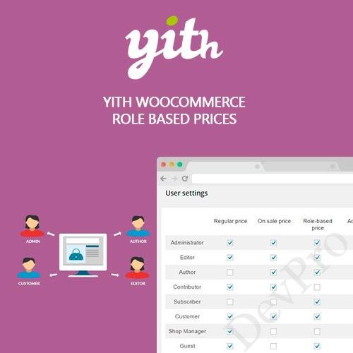 YITH WooCommerce Role Based Prices Premium YITH WooCommerce Role Based Prices Premium - Image 1