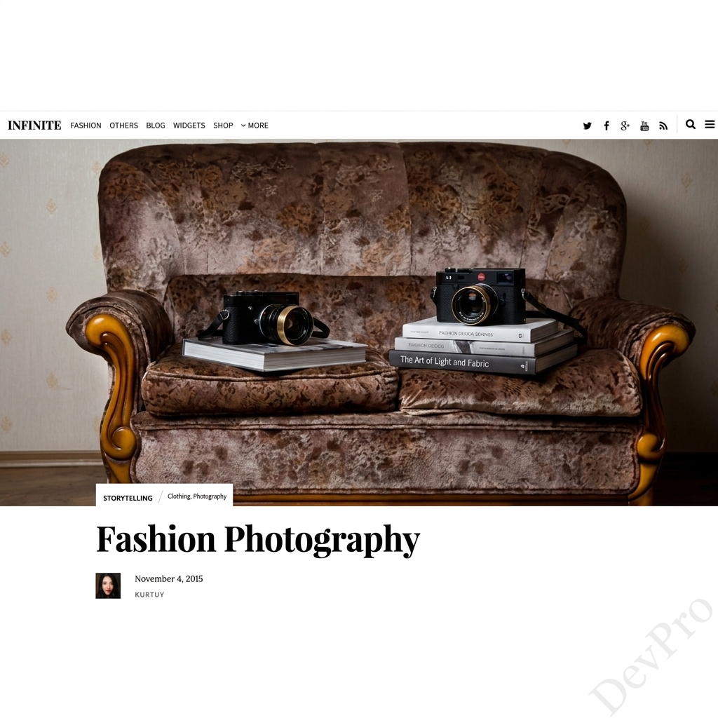 Fashion Themify Infinite WordPress Theme - Image 1