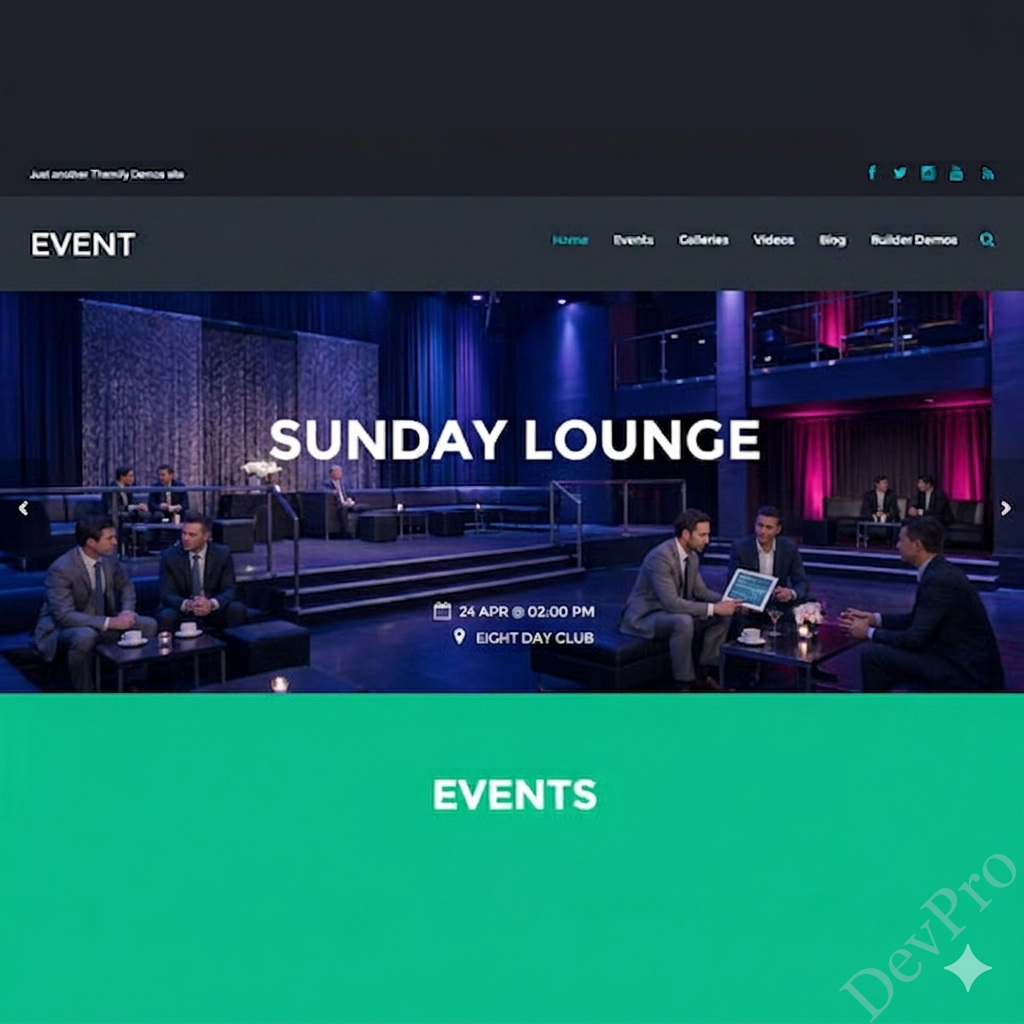 themify-event-wordpress-theme Themify Event WordPress Theme - Image 1