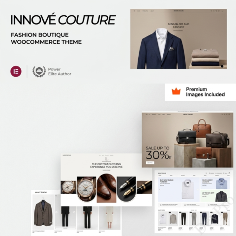 Innové Couture – Clothing Ecommerce WordPress Theme