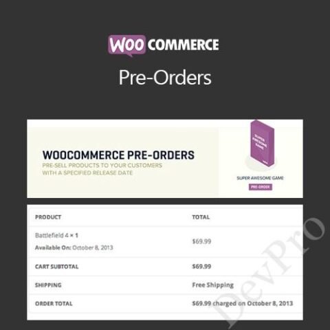 WooCommerce-Pre-Orders