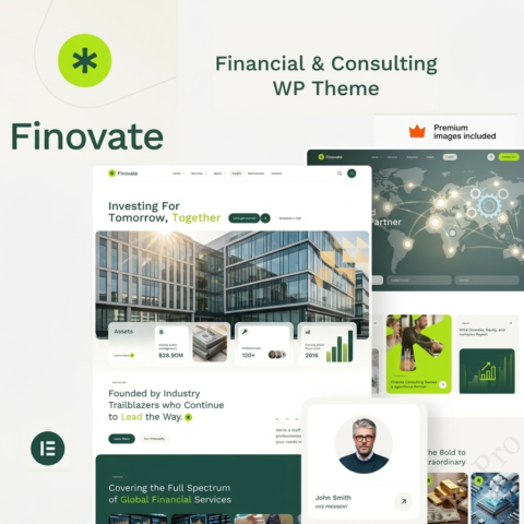 Finovate – Financial Advisors & Business Consulting WordPress Theme