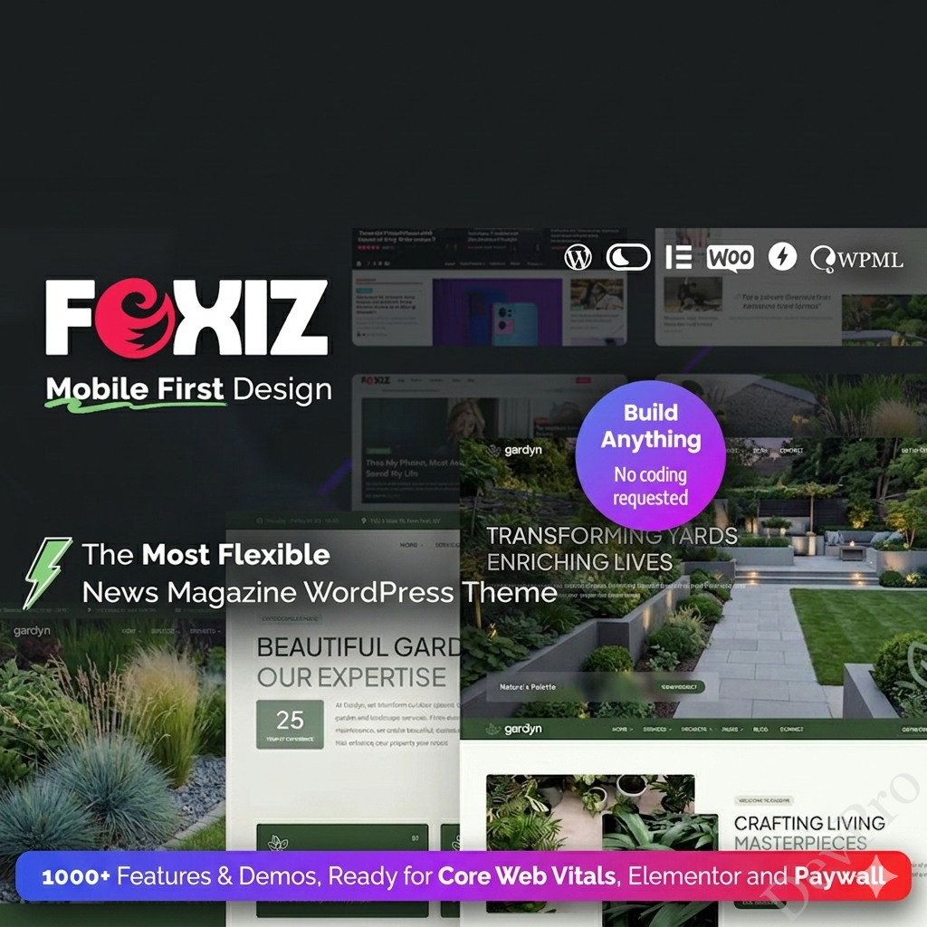 Foxiz - WordPress Newspaper News and Magazine Foxiz - WordPress Newspaper News and Magazine - Image 1
