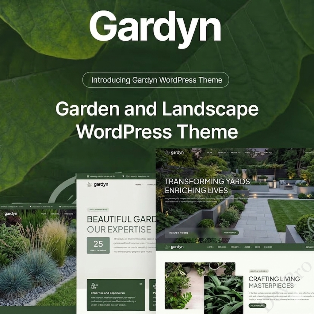 gardyn Gardyn - Gardening & Landscaping WordPress Theme - Image 1