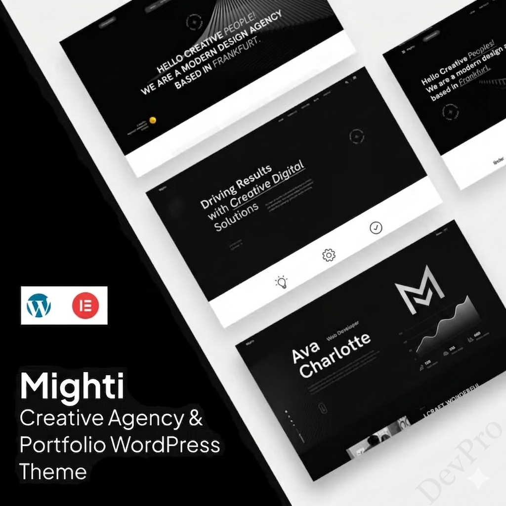 mighti-creative-agency-portfolio-wordpress-the Mighti - Creative Agency & Portfolio WordPress Theme - Image 1