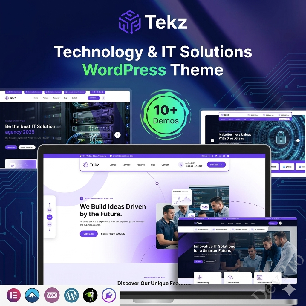 Tekz - Technology & IT Solutions WordPress Theme Tekz-Technology-IT-Solutions-WordPress-Theme